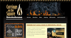 Desktop Screenshot of carriageonthesquaresmokehouse.com